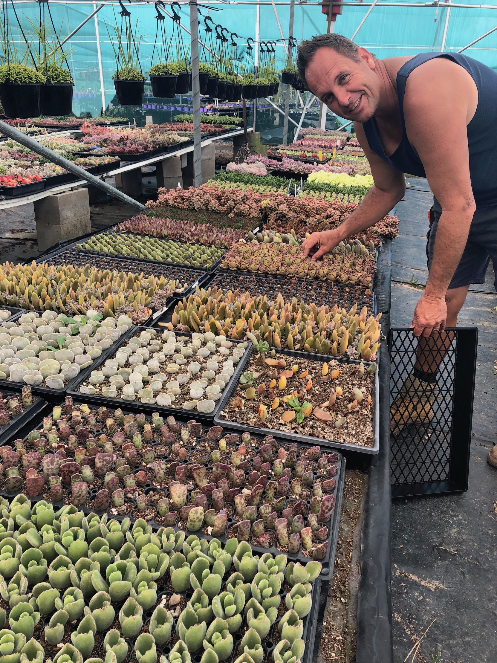Troy Southwood at Imperial Wholesale with many new spring babies